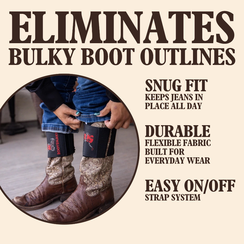 Bootsnake BlackNRed bootstraps product shot